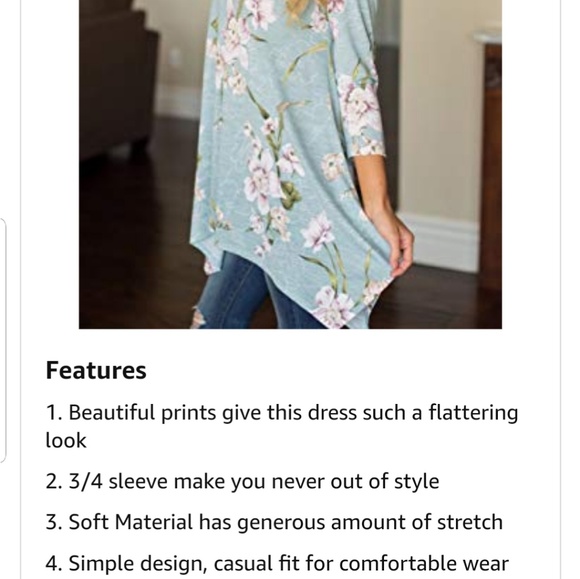 ASYMMETRICAL loose blouse - Picture 4 of 6